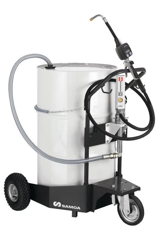 Samoa Profi-Abfüllanlage „PumpMaster 2“ DP-F 3:1 Econo Fahrwagenmontag