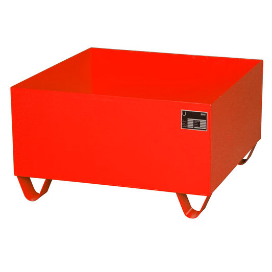 Bauer Südlohn Auffangwanne 2000, lackiert, Feuerrot