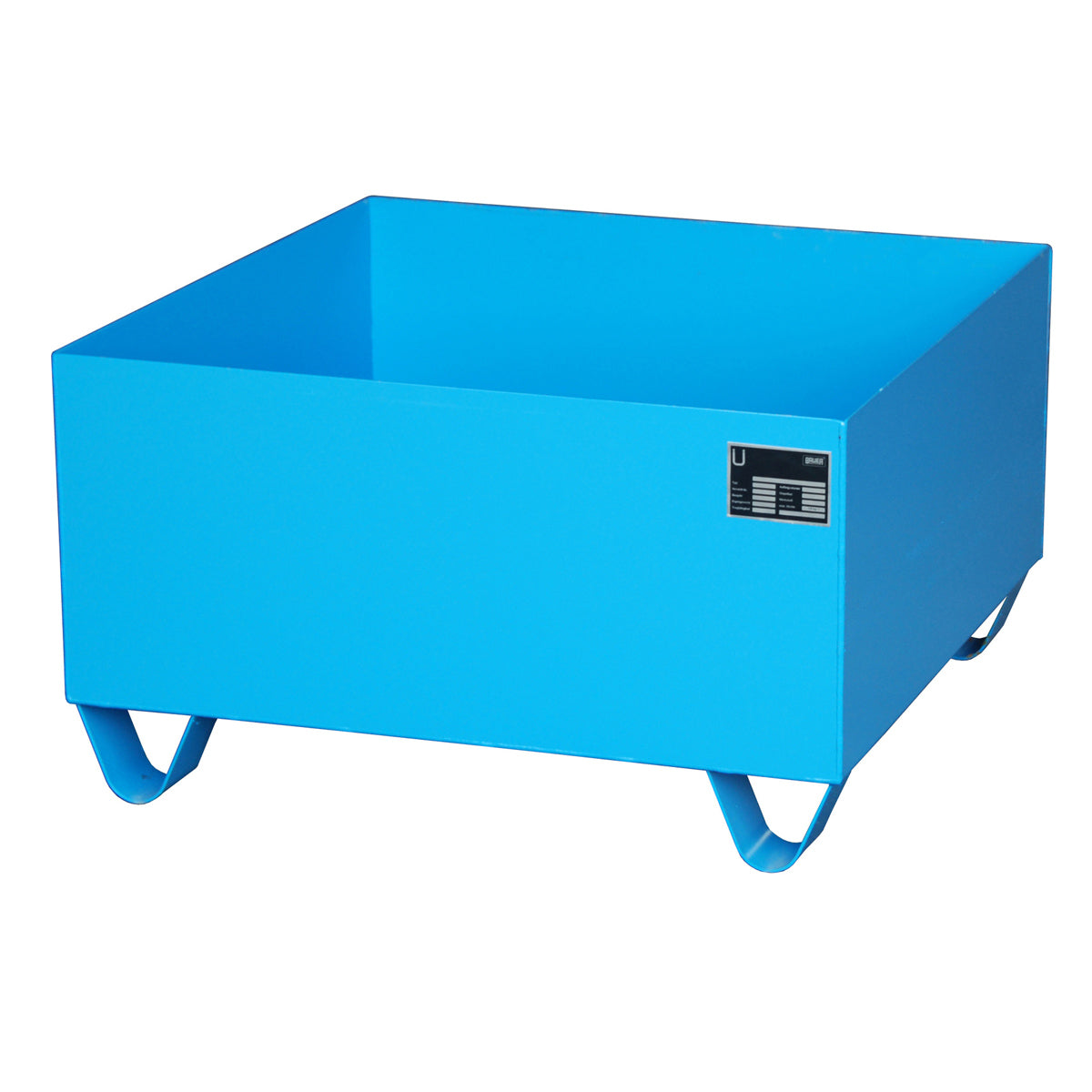 Bauer Südlohn Auffangwanne 2000, lackiert, Lichtblau