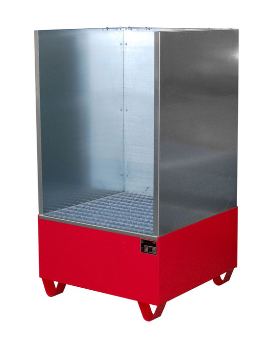 Bauer Südlohn Auffangwanne 2002/SW, lackiert, Feuerrot