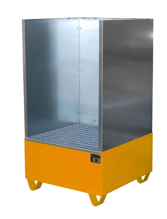 Bauer Südlohn Auffangwanne 2002/SW, lackiert, Gelborange