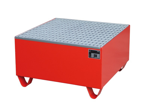 Bauer Südlohn Auffangwanne 2002, lackiert, Feuerrot