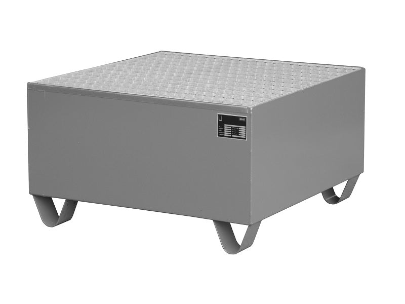 Bauer Südlohn Auffangwanne 2002, lackiert, Mausgrau