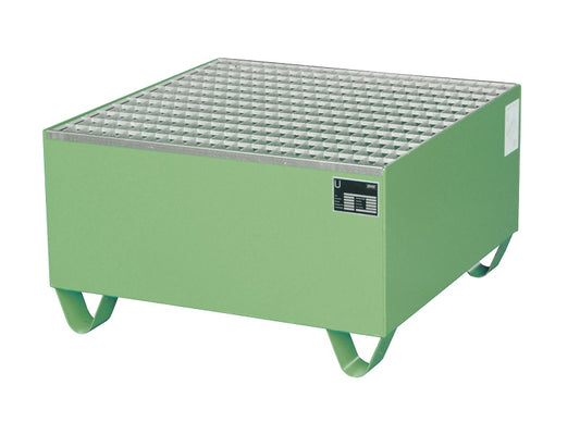 Bauer Südlohn Auffangwanne 2002, lackiert, Resedagrün