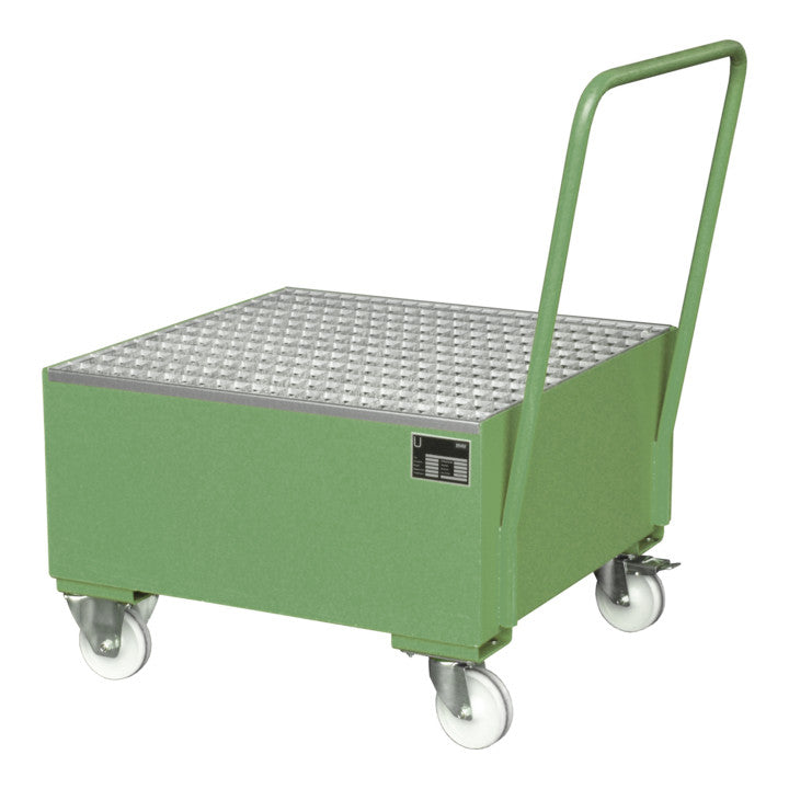 Bauer Südlohn Fahrbare Auffangwanne 2004, lackiert, Resedagrün