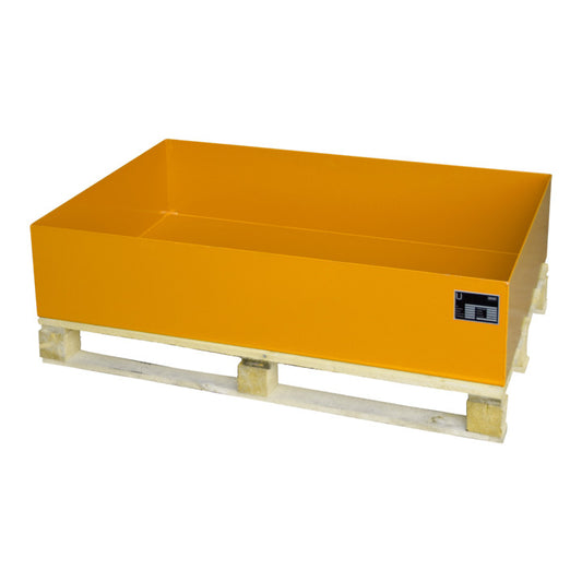 Bauer Südlohn Auffangwanne 2008, lackiert, Gelborange