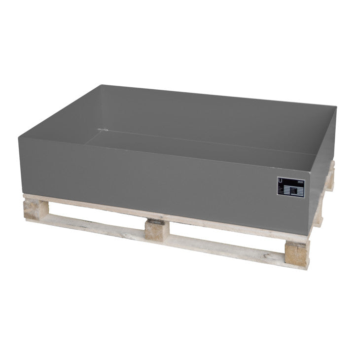 Bauer Südlohn Auffangwanne 2008, lackiert, Mausgrau