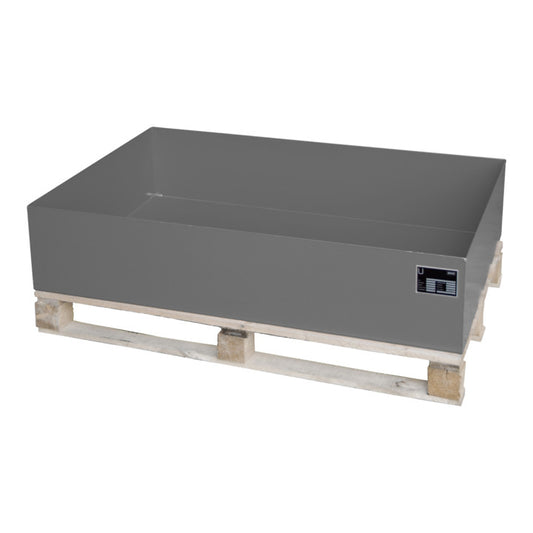 Bauer Südlohn Auffangwanne 2008, lackiert, Mausgrau