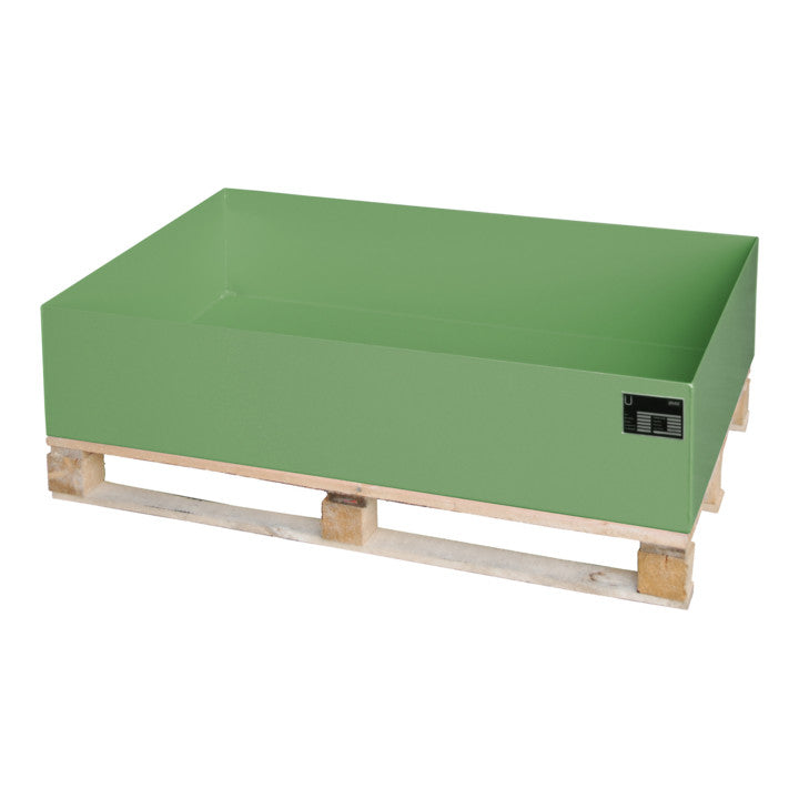 Bauer Südlohn Auffangwanne 2008, lackiert, Resedagrün