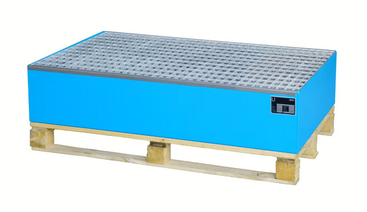 Bauer Südlohn Auffangwanne 2010, lackiert, Lichtblau