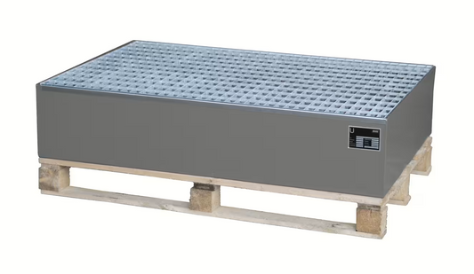 Bauer Südlohn Auffangwanne 2010, lackiert, Mausgrau