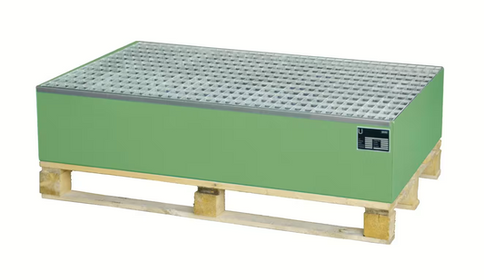 Bauer Südlohn Auffangwanne 2010, lackiert, Resedagrün