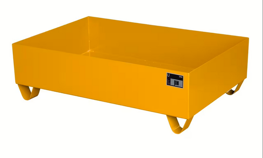 Bauer Südlohn Auffangwanne 2016, lackiert, Gelborange