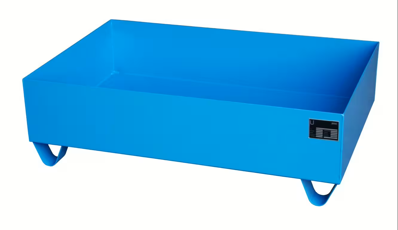 Bauer Südlohn Auffangwanne 2016, lackiert, Lichtblau