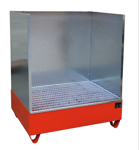 Bauer Südlohn Auffangwanne 2018/SW, lackiert, Feuerrot