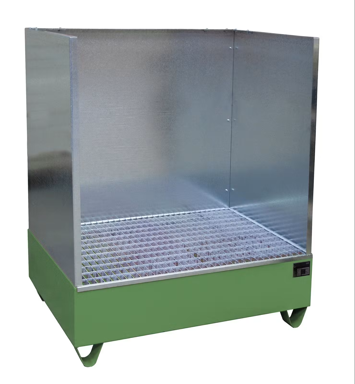 Bauer Südlohn Auffangwanne 2018/SW, lackiert, Resedagrün