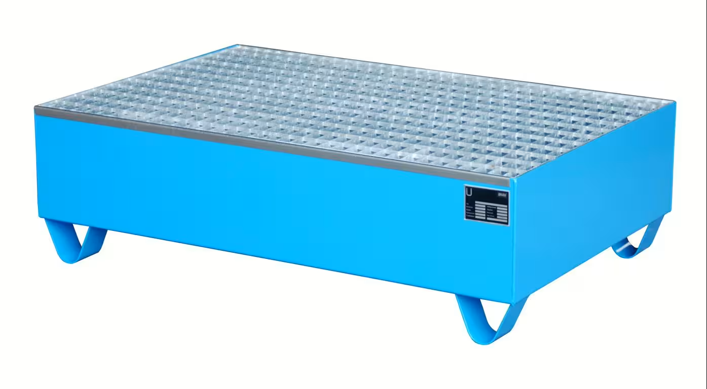 Bauer Südlohn Auffangwanne 2018, lackiert, Lichtblau