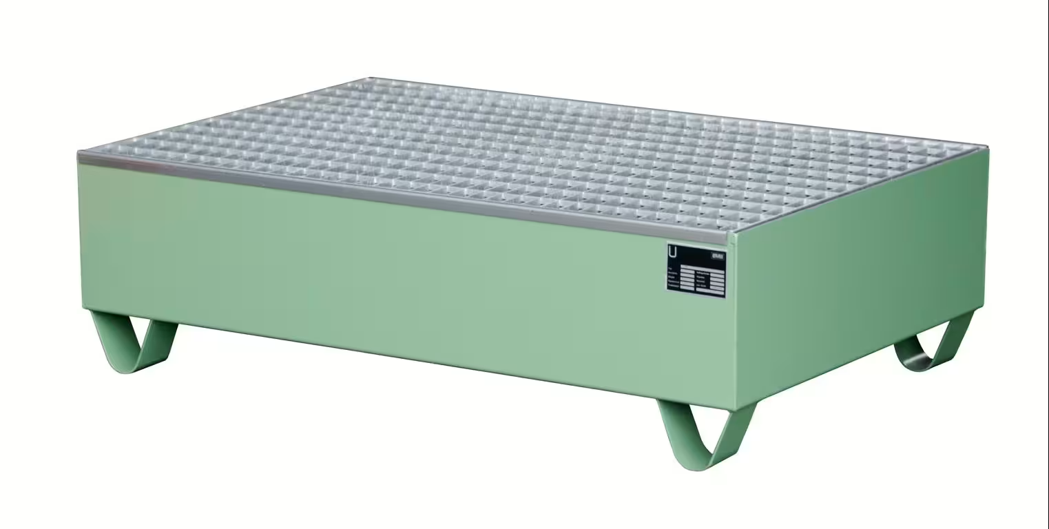 Bauer Südlohn Auffangwanne 2018, lackiert, Resedagrün