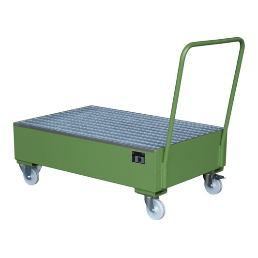 Bauer Südlohn Fahrbare Auffangwanne 2020, lackiert, Resedagrün