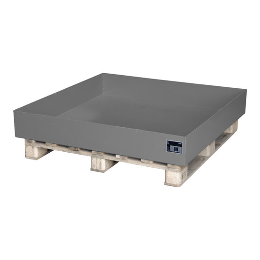 Bauer Südlohn Auffangwanne 2026, lackiert, Mausgrau