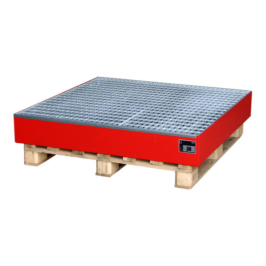 Bauer Südlohn Auffangwanne 2028, lackiert, Feuerrot