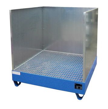 Bauer Südlohn Auffangwanne 2032/SW, lackiert, Lichtblau