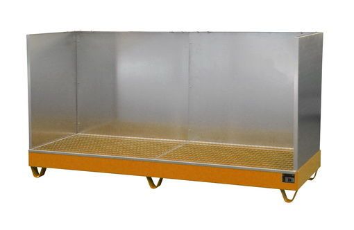 Bauer Südlohn Auffangwanne 2042/SW, lackiert, Gelborange