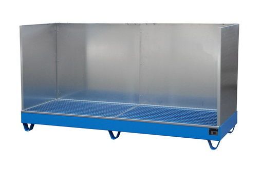 Bauer Südlohn Auffangwanne 2042/SW, lackiert, Lichtblau