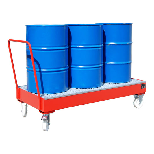 Bauer Südlohn Fahrbare Auffangwanne 2050 SR, lackiert, Feuerrot