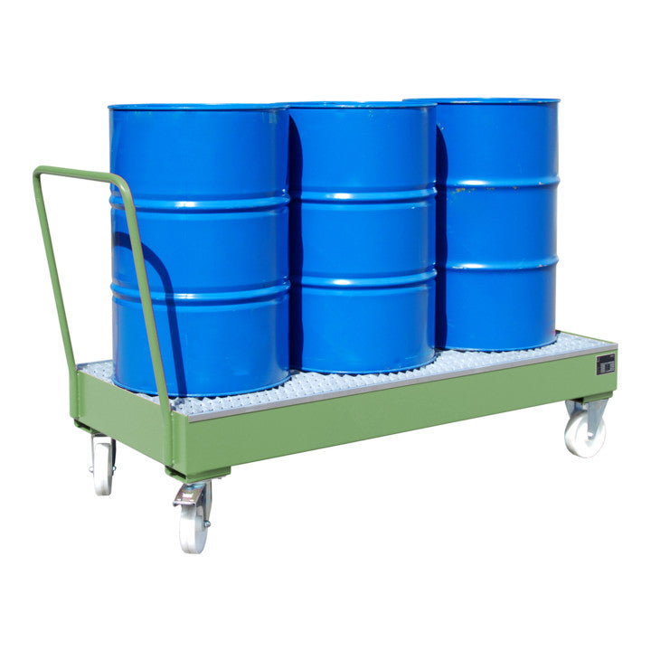 Bauer Südlohn Fahrbare Auffangwanne 2050 SR, lackiert, Resedagrün