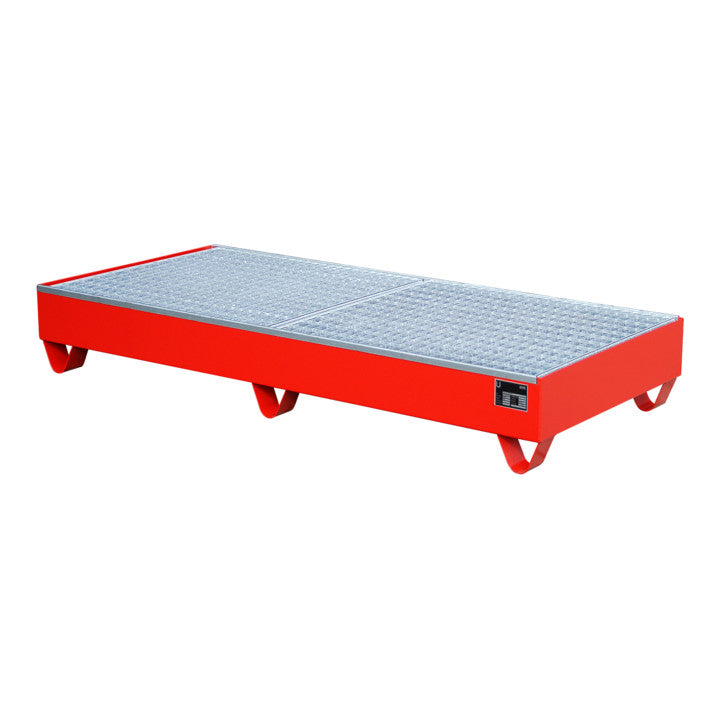 Bauer Südlohn Auffangwanne 2050, lackiert, Feuerrot