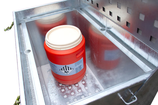 BAUER SÜDLOHN Lithium-Ionen Lagerbehälter LIL 340, feuerverzinkt-B