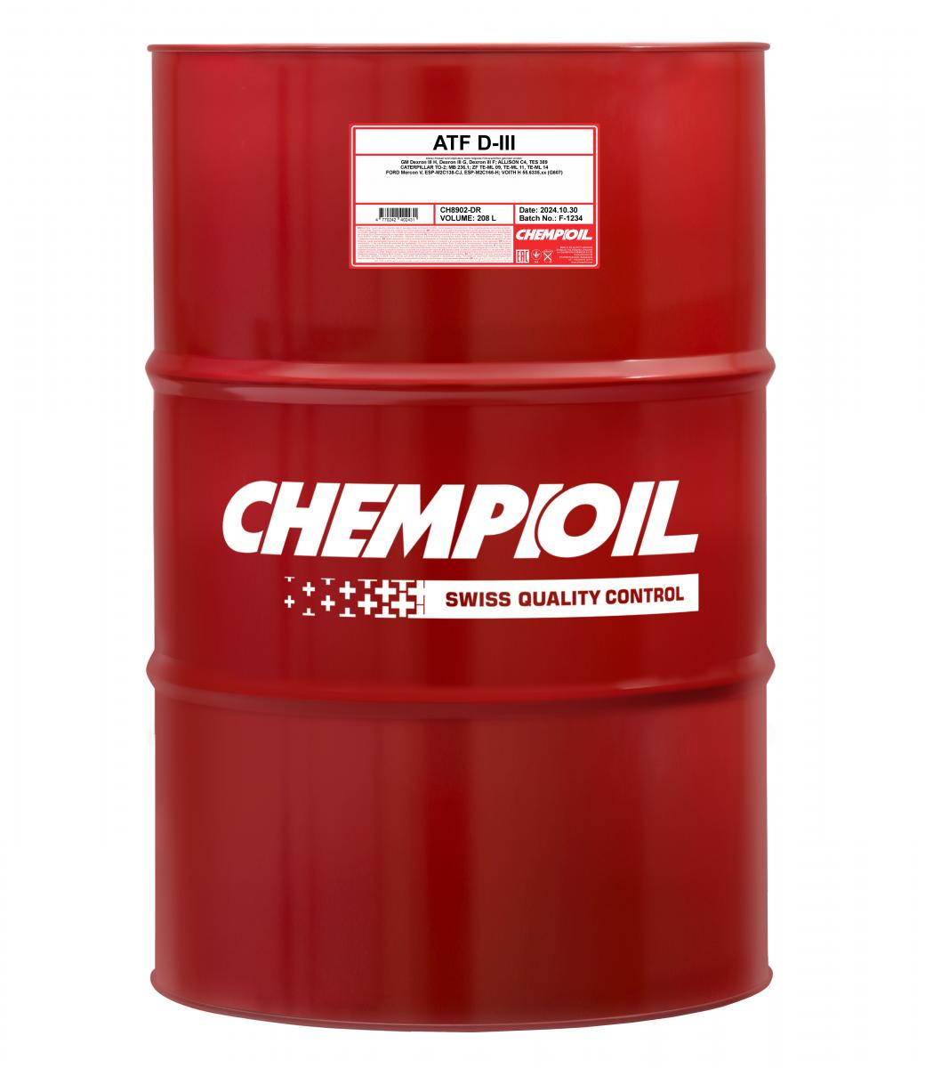 chempioil-atf-d-iii-208l-front