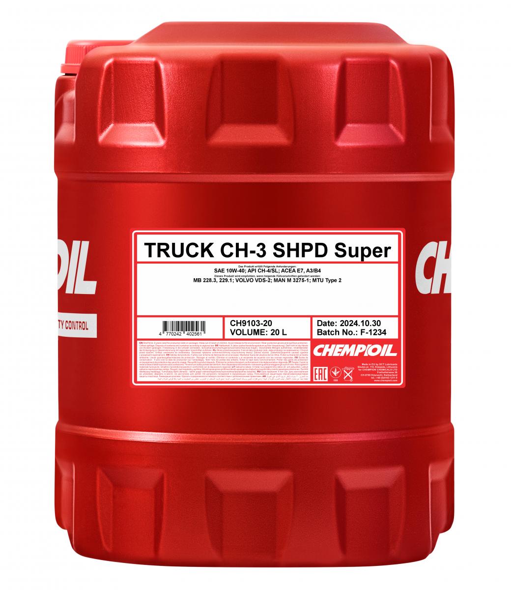 chempioil-3-truck-super-shpd-10w-40-20l-front