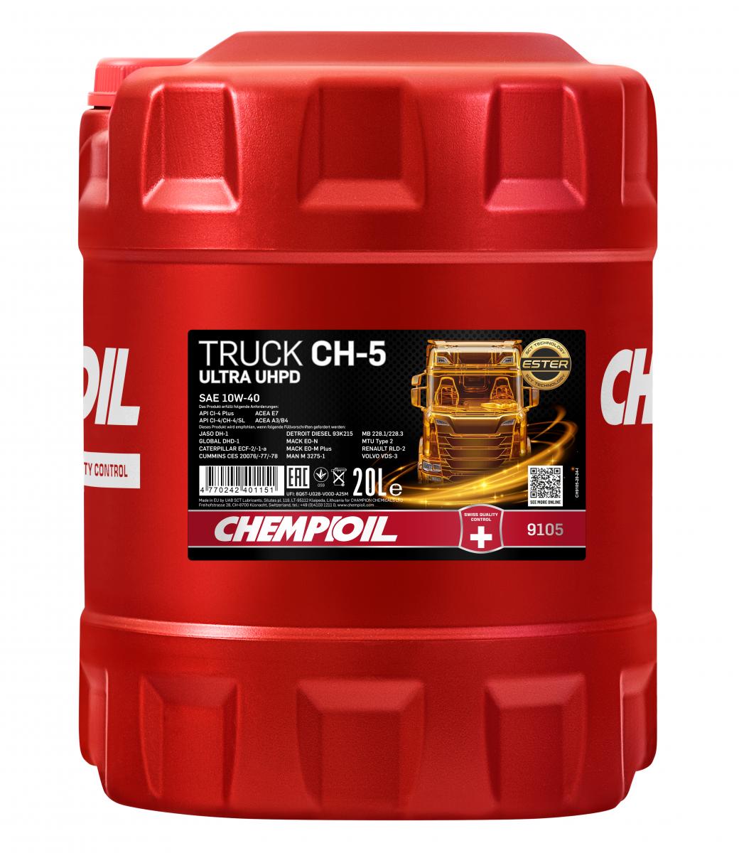chempioil-5-truck-ultra-uhpd-10w-40-20l-front