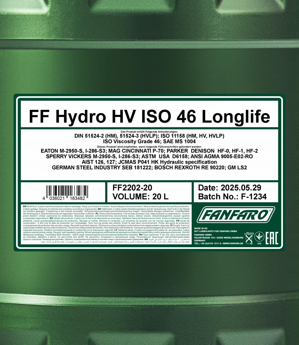 fanfaro-hydro-hv-iso-46-longlife-20l-spec