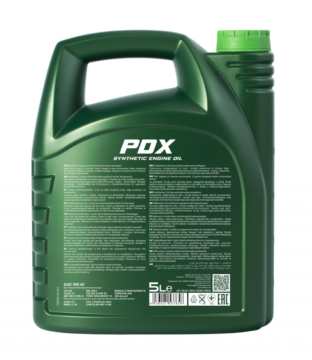 fanfaro-pdx-5w-40-5l-back