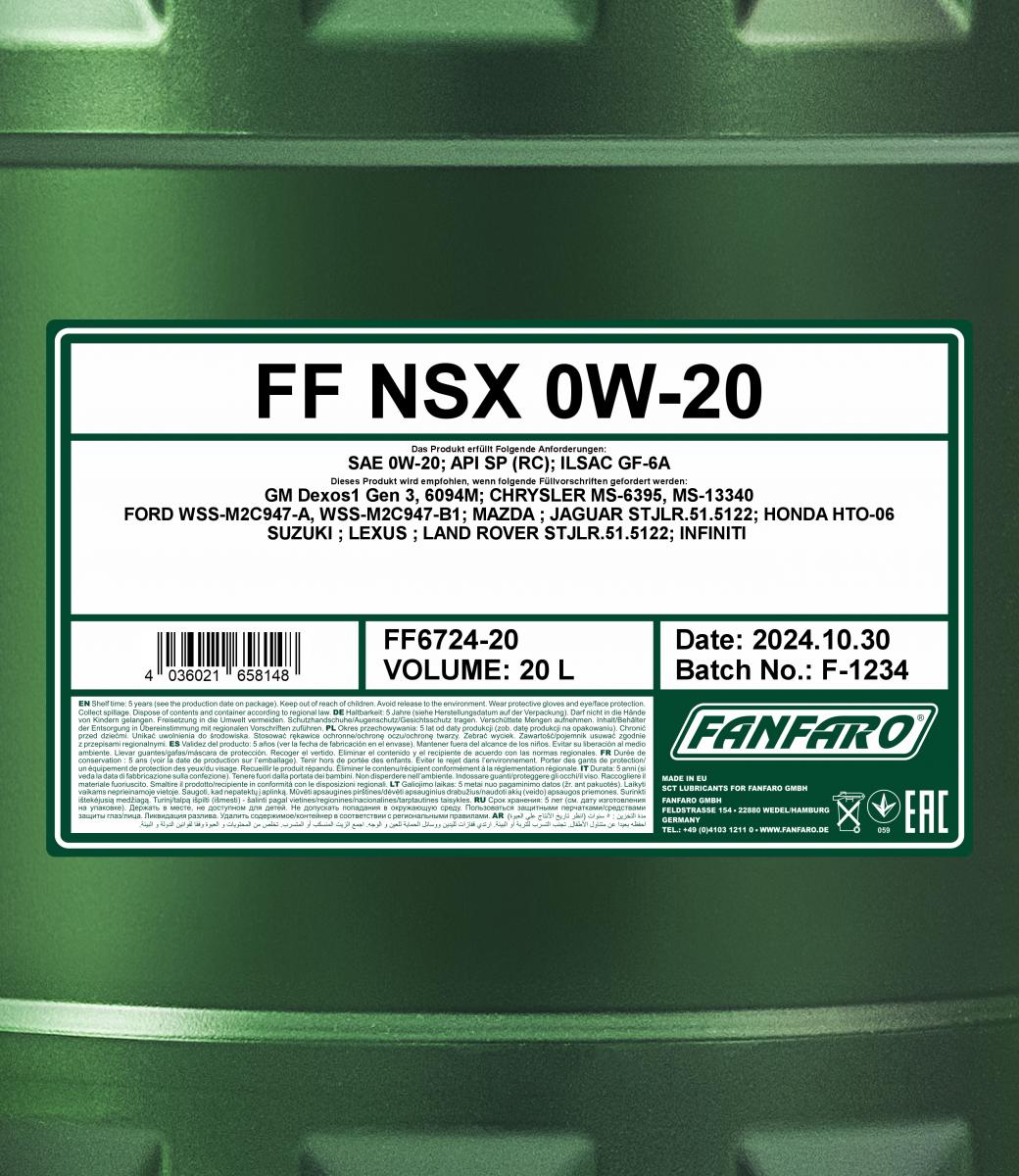 fanfaro-nsx-0w-20-20l-spec