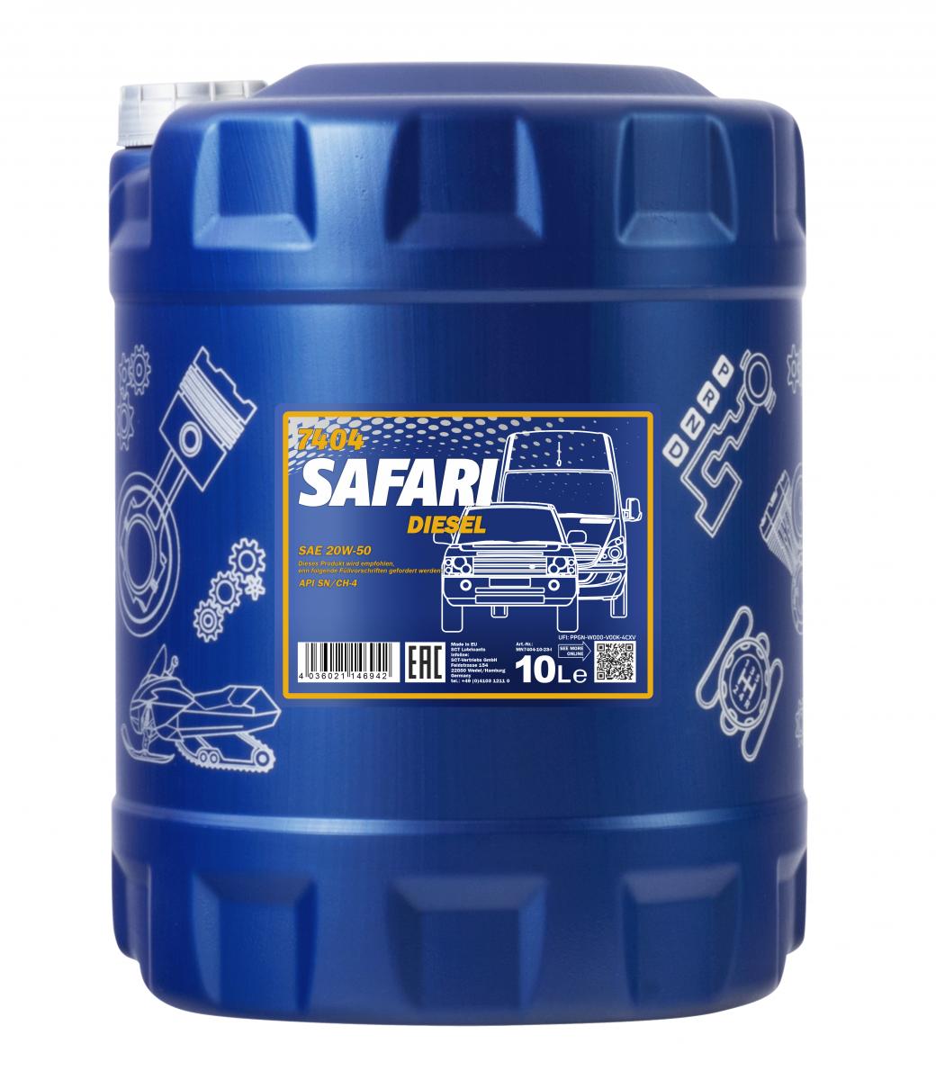 mannol-safari-20w-50-10l-front
