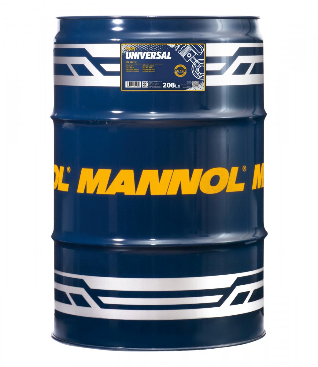 mannol-universal-15w-40-208l-front