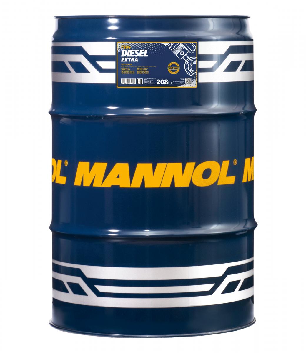 mannol-diesel-extra-10w-40-208l-front