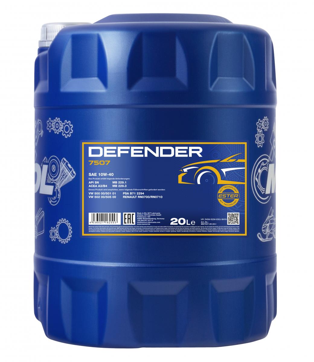mannol-defender-10w-40-20l-front