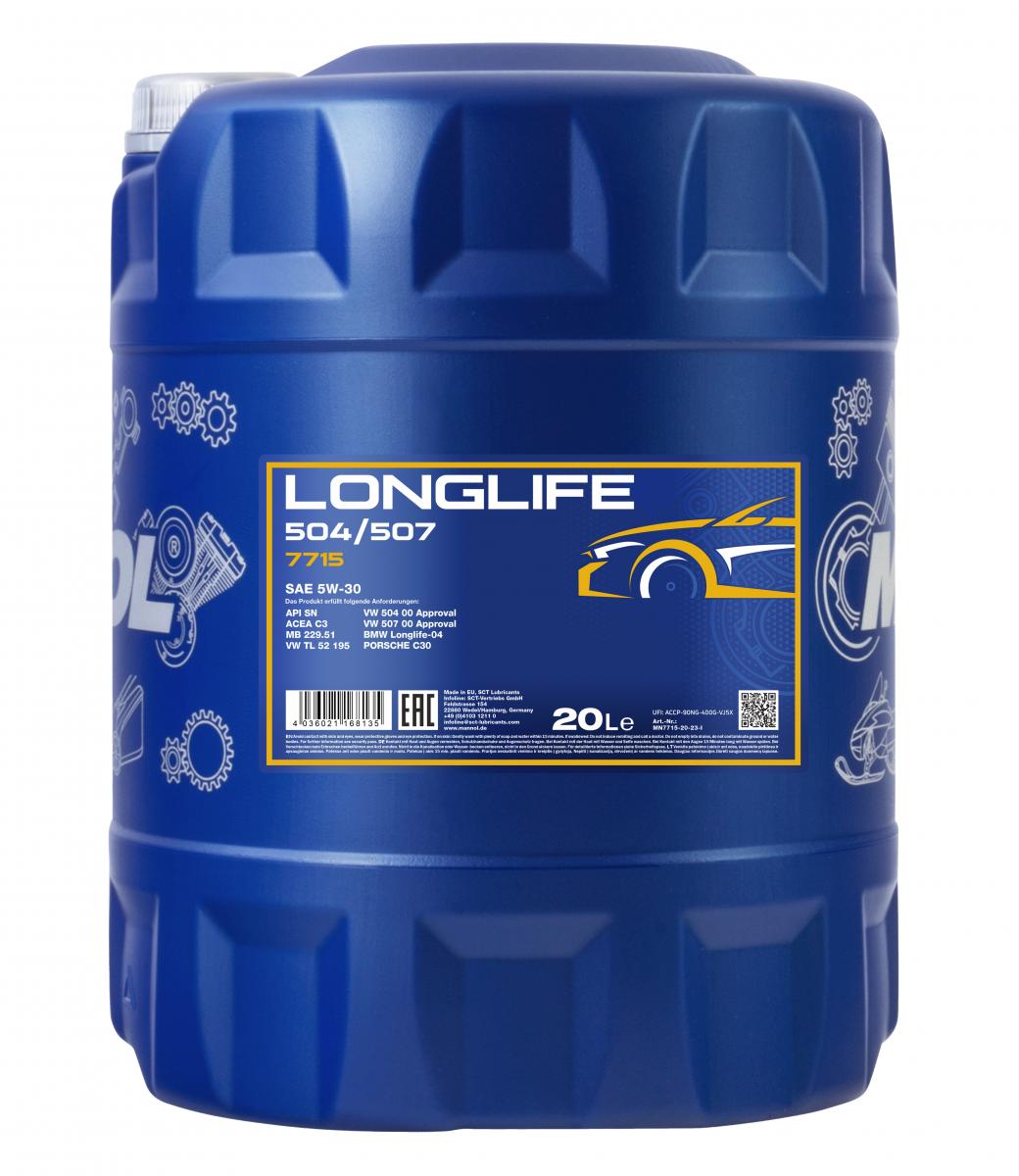 mannol-7715-longlife-504/507-5w-30-20l-front