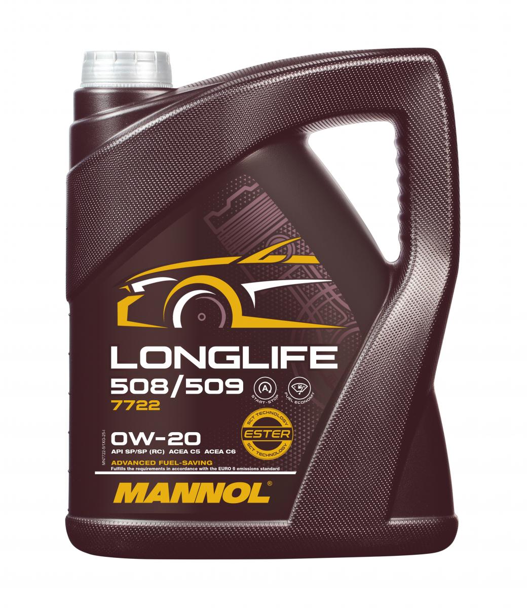 mannol-longlife-508/509-0w-20-5l-front