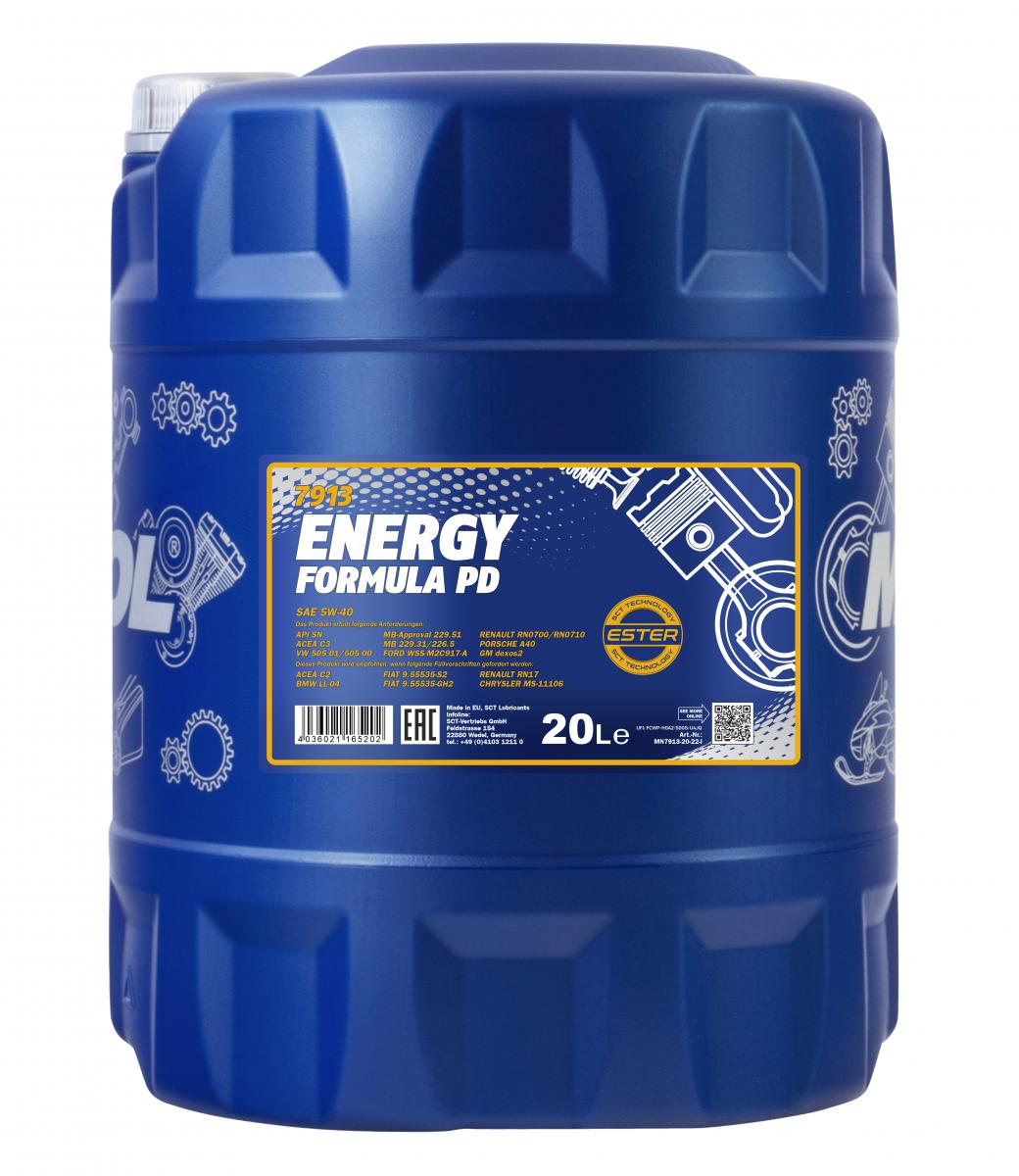 mannol-energy-formula-pd-5w-40-20l-front