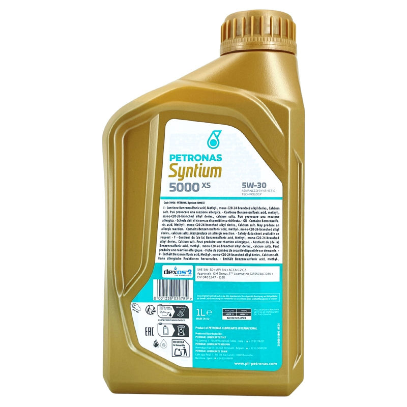 70956E18EU-petronas-syntium-5000-xs-5w-30-1l-back