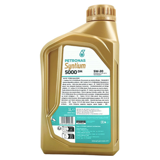 70957E18EU-petronas-syntium-5000-dm-5w-30-1l-back