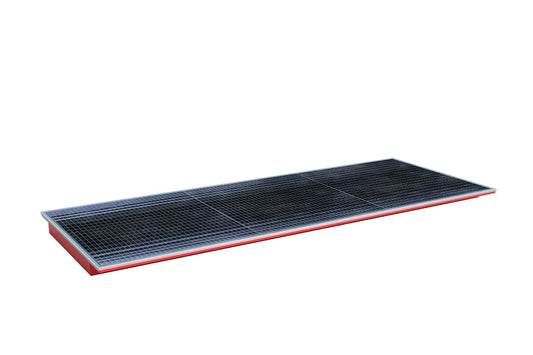 BAUER SÜDLOHN Einhängewanne mit PE-Einsatz EHW 2700 PE, lackiert, Feuerrot