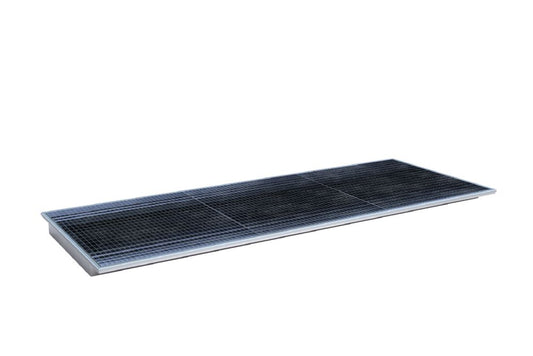 BAUER SÜDLOHN Einhängewanne mit PE-Einsatz EHW 3300 PE, feuerverzinkt-A