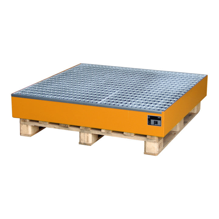 Bauer Südlohn Auffangwanne 2028, lackiert, Gelborange